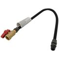 Product Image of Model 10A-2135-24 1/4" ID (3/8" OD) Black Coated SS Gas Connector 3/8" MIP x 1/2" FIP (24" Length)