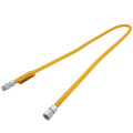 Product Image of Model 20C-3132-60 3/8" ID (1/2" OD) Coated Stainless Steel Gas Connector 1/2" MIP x 1/2" FIP (60" Length)