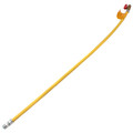 Product Image of Model 20C-3135-48 3/8" ID (1/2" OD) Coated SS Gas Connector 1/2" MIP x 1/2" FIP Ball Valve (48" Length)