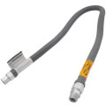 Product Image of Model 41-4142-48 1" OD (3/4" ID) PVC Coated High BTU SS Gas Connector 3/4" MIP x FIP (48" Length)