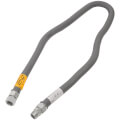 Product Image of Model 51-5152-72 1'' ID MIP (1-1/4" OD) PVC Coated High BTU SS Gas Connector 1" FIP (72" Length)