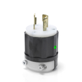 Product Image of Locking Plug, 20A, 125V Power Indication (Black) & White