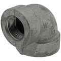 Product Image of 1" x 3/4" Black Cast Iron Steam 90° Elbow, Class 125