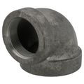 Product Image of 2-1/2" x 2" Black Cast Iron Steam 90° Elbow, Class 125