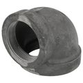 Product Image of 4" x 3" Black Cast Iron Steam 90° Elbow, Class 125