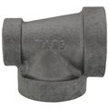 Product Image of 1-1/4" x 3/4" x 1-1/4" Black Cast Iron Steam Tee, Class 125