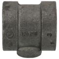 Product Image of 1-1/2" x 1-1/2" x 1/2" Black Cast Iron Steam Tee, Class 125