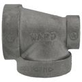 Product Image of 1-1/2" x 3/4" x 1-1/2" Black Cast Iron Reducing Tee, Class 125