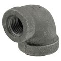 Product Image of 3/8" x 1/4" Black 90° Elbow, Class 150