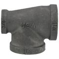 Product Image of 1-1/4" x 3/4" x 1-1/4" Black Tee, Class 150