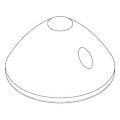 Product Image of #5/16-18 (-Cn) Cap Nut, Chrome Plated, 0311-200-199