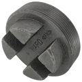 Product Image of 4" Black Regular Cored Plug (Bar Head), Class 150