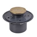 Product Image of 6" PVC Adj. Commercial Cleanout w/ 6" BR Cover & Round Ring, 74136