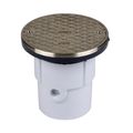 Product Image of 3" or 4" PVC General Purpose Cleanout w/ 6" Nickel Cover & Round Ring, 74167
