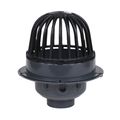 Product Image of 3" or 4" PVC Roof Drain with Cast Iron Dome and Dam Collar, 78043