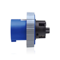 Product Image of 60A, 250V 2P, 3W, North American Pin & Sleeve Inlet, IP67, Watertight (Blue)