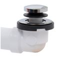 Product Image of True Blue PVC Bath Waste Full Kit w/ Touch Toe Stopper (Chrome)