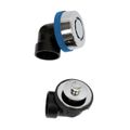 Product Image of True Blue ABS Bath Waste Half Kit w/ Uni-Lift Stopper & Test Kit (Chrome)