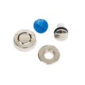 Product Image of True Blue Bath Waste Trim Kit w/ Touch Toe Stopper (Brushed Nickel)