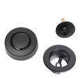 Product Image of True Blue Bath Waste Trim Kit w/ Uni-Lift Stopper & Finished Drain Spud (Matte Black)