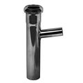 Product Image of 1-1/2" x 8" Branch Tailpiece, Hose & Clamp, Slip Joint Top, 20 Ga. w/ Brass Nut, 7/8" Branch (Nut Down), 814ETBN-1