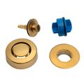 Product Image of True Blue Bath Waste Trim Kit w/ Uni-Lift Stopper (Brushed Gold)