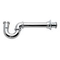 Product Image of 1-1/2" P-Trap, 20 Ga, Milwaukee Code w/ Deep Flange & Brass Nuts, 782DFBN-1