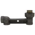 Product Image of 1" x 1" x 1" Side-In/Top-Out Black Meter Bar (6-1/2" Length)