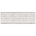 Product Image of 30" x 8" (Wall Opening Size) White Sidewall/Ceiling Return Air Filter Grille (Series 673)