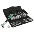 Product Image of 8100 SB 9 Zyklop Speed Ratchet Set, 3/8" Drive, Imperial (29 pieces)