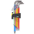 Product Image of 950/9 Hex-Plus Imperial 2 9-Piece L-Key Set w/ BlackLaser Surface Treatment (Multicolor)