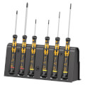 Product Image of 1578 A/6 ESD Kraftform Micro 6-Piece Screwdriver Set for Electronic Applications w/ Rack