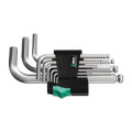 Product Image of 950/9 Hex-Plus 3 Metric 9-Piece L-Key Set (Chrome Plated)