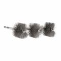 Product Image of 2" ID, 2-1/4 " Actual Brush Diameter, Steel, Power Fitting and Cleaning Brush (Pack of 3)