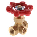 Product Image of 1/4" FNPT 3-Way Gauge Valve (Brass)