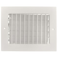 Product Image of 8" x 6" (Wall Opening Size) Satin Anodized Sidewall Aluminum Register w/ MS Damper (VM Series)
