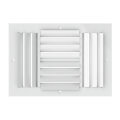 Product Image of 8" x 6" (Wall Opening Size) Aluminum Curved Blade Register w/ OBD Damper (CHD Series)