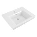 Product Image of Boulevard Center Hole Only Pedestal Sink Top (White)