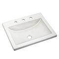 Product Image of 20" x 17" Studio Drop-In Sink With 8" Widespread (White)