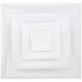 Product Image of 4-Way Steel 3 Cone Fixed Pattern T-Bar Diffuser w/ 8" Fixed Collar & R6 Insulated Back (FPDR6 Series)