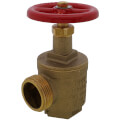 Product Image of 1-1/2" FNPT X MNST Angle Hose Valve (Rough Brass)