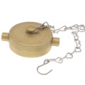Product Image of 1-1/2" NST Cap With Chain (Rough Brass)