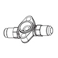 Product Image of 7/8" x 1-1/8" ODF TCL(E) Straight-Thru Small Capacity Flange