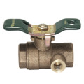 Product Image of LFFBV-TH 3/4" 2-Piece Full Port Threaded Ball Valve w/ Tee Handle (Lead Free)