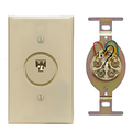 Product Image of Type 625b Round Insert, 6p4c, Screw Terminal (Ivory)
