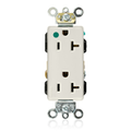 Product Image of 20A Decora Plus Duplex Receptacle/outlet, Hospital Grade, Self-grounding (Light Almond)