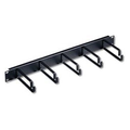 Product Image of 5-ring Horizontal Manager, 1RU, 4" Metal Rings