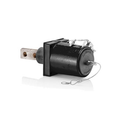 Product Image of Rhino-Hide Double Pole Male 45 Deg Receptacle 1 Hole Bus Bar, 313MCM-777MCM Cable (Black)
