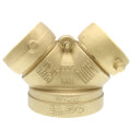 Product Image of Single Clapper Siamese Straight (NST 4" x 2-1/2" x 2-1/2")