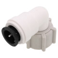 3/8" CTS x 1/2" NPS Quick-Connect Female Swivel 90-Degree Elbow (3520-0808)